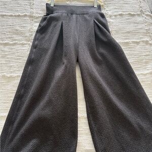 lululemon athletica Wide-Leg Textured Pants in Dark Charcoal